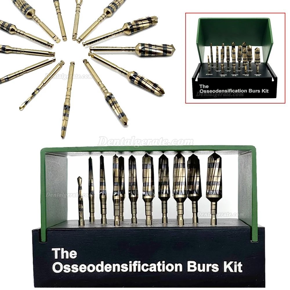 13 teile/satz Dental Osseodensification Bohrer und Oberkiefer Sinus Lift Bohrer Kit